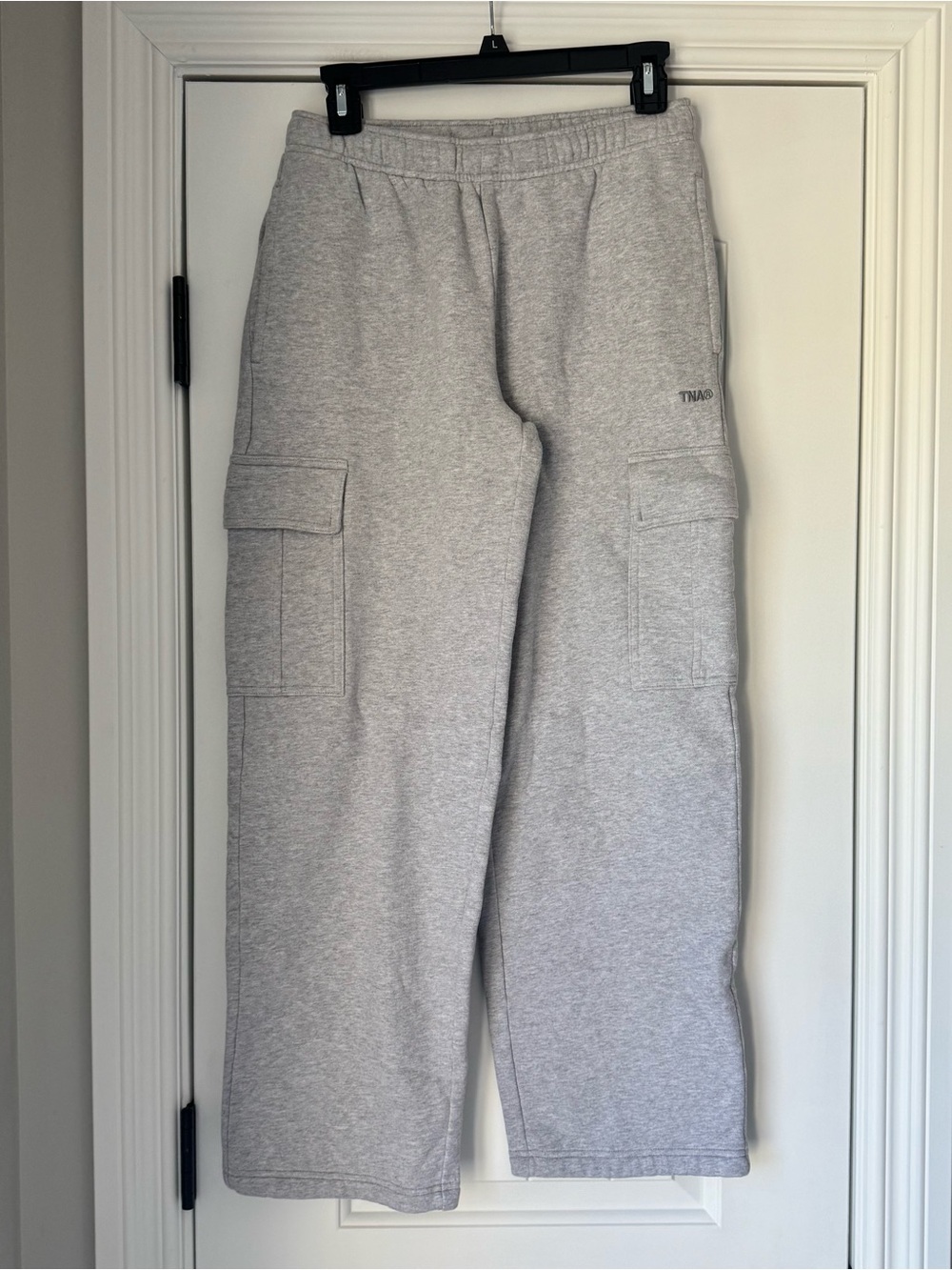TNA Light Gray Cargo Sweatpants